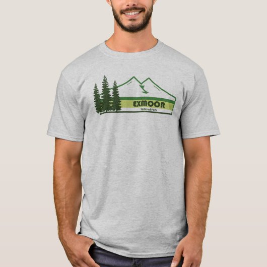 T-shirt Parc national Exmoor Grandes vertes (Devant)