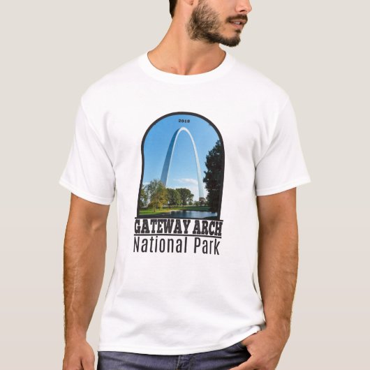 T-shirt Parc national Gateway Arch Missouri (Devant)