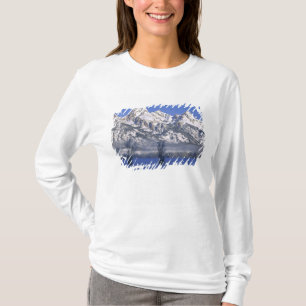 T-shirt PARC NATIONAL GRAND TETON, WYOMING. USA. Brouillar