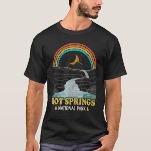 T-shirt Parc national Hot Springs Vintage les années 70 80