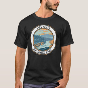 T-shirt Parc national Ivvavik Canada Insigne Vintage de vo