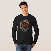 T-shirt Parc national Jasper Alberta Canada Exploration Tr (Devant entier)