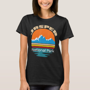 T-shirt Parc national Jasper Souvenir Canada Cascades Mo