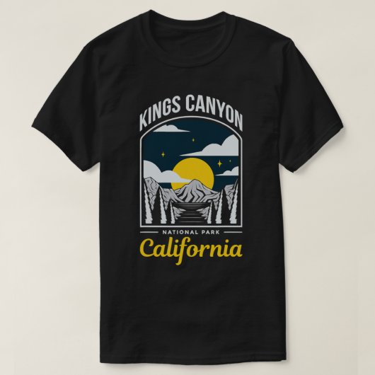 T-shirt Parc national Kings Canyon Us (Design devant)