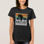 T-shirt Parc national Leopard Afrique Kruger Safari Big Fi (Devant)