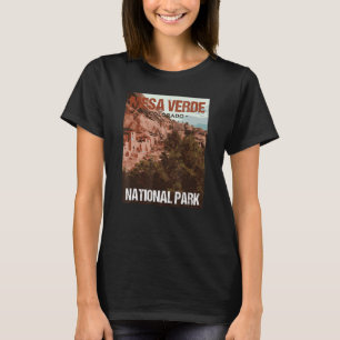 T-shirt Parc national Mesa Verde Colorado Poster Design