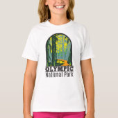T-shirt Parc national olympique Washington Hoh Rainforest (Devant)
