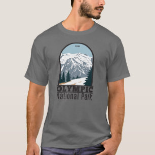 T-shirt Parc national olympique Washington Vintage