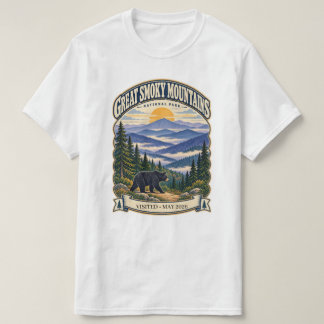 T-shirt Parc national personnalisé des Great Smoky Mountai