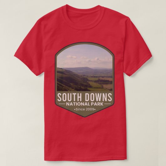 T-shirt Parc national South Downs 3 (Design devant)