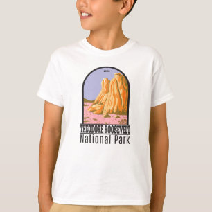T-shirt Parc national Theodore Roosevelt Dakota du Nord