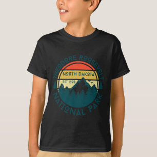 T-shirt Parc national Theodore Roosevelt Dakota du Nord Na