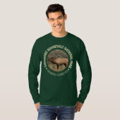 T-shirt Parc national Theodore Roosevelt (wapiti) (Devant entier)