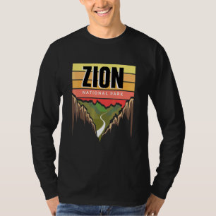 T-shirt Parc National Utah Zion Canyon Nature Randonnée Ca