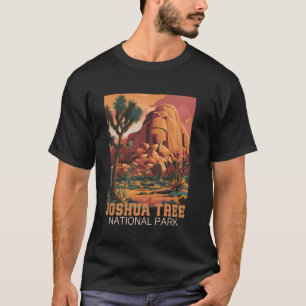 T-shirt Parc national vintage Joshua Tree Retro Outdoor Ca