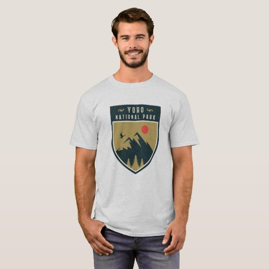 T-shirt Parc national vintage Yoho (Devant entier)