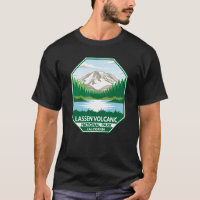 Parc national volcanique de Lassen Emblem rétro mi