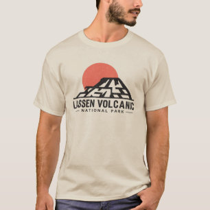 T-shirt Parc national volcanique de Lassen Minimal Soleil