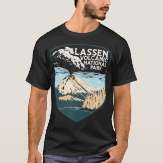 T-shirt Parc national volcanique de Lassen Volcan Rétro Ch