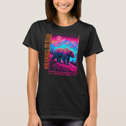 T-shirt Parc national WRANGELL ST ELIAS (Devant)