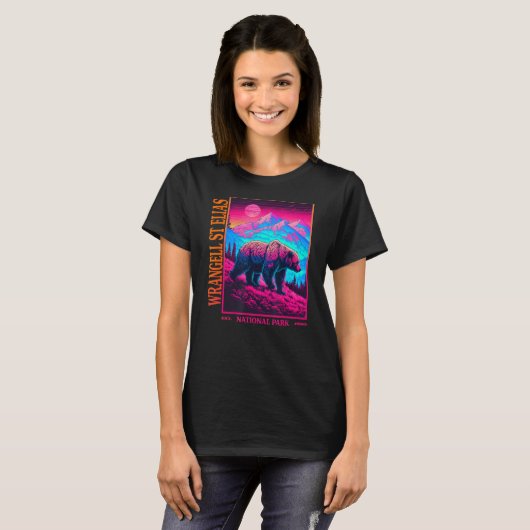 T-shirt Parc national WRANGELL ST ELIAS (Devant entier)
