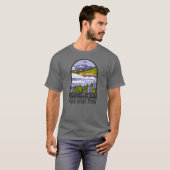 T-shirt Parc national Wrangell St Elias Nizina Lake Alaska (Devant entier)
