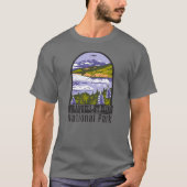 T-shirt Parc national Wrangell St Elias Nizina Lake Alaska (Devant)