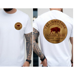 T-shirt Parc national Wyoming Yellowstone