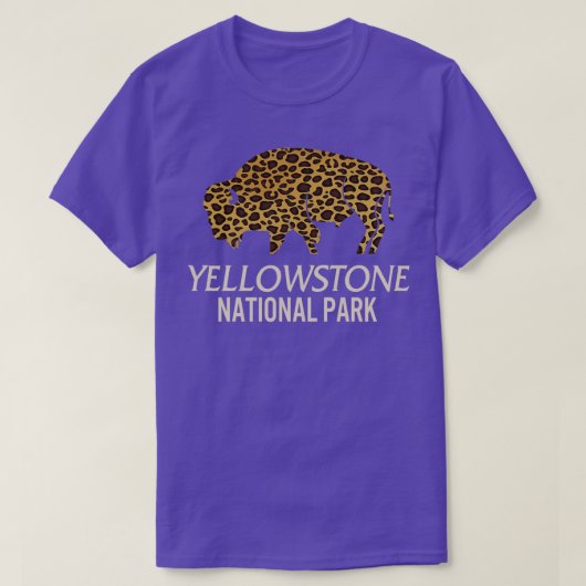 T-shirt Parc national Yellowstone Parc national Yellowston (Design devant)