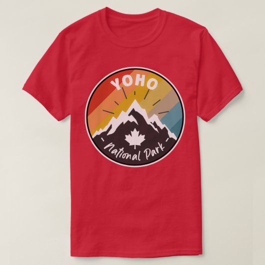 T-shirt Parc national Yoho Canada (Design devant)