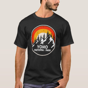 T-shirt Parc national Yoho Canada Les arbres des montagnes