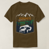 T-shirt Parc national Yosemite Design 1 (Design devant)
