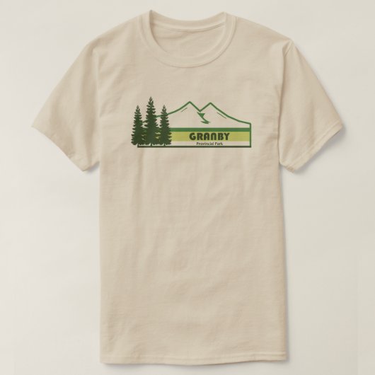 T-shirt Parc provincial Granby Grandes vertes (Design devant)