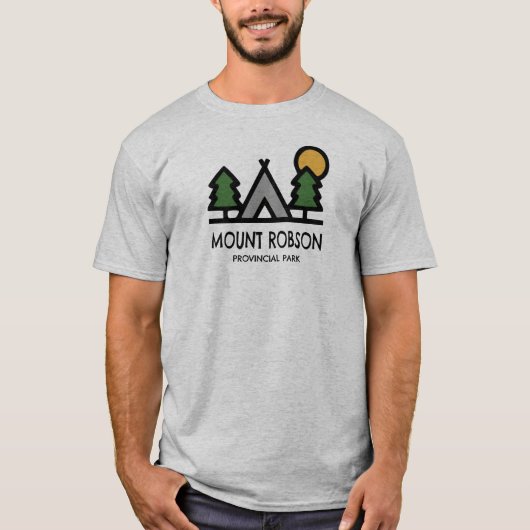 T-shirt Parc provincial Mount Robson (Devant)