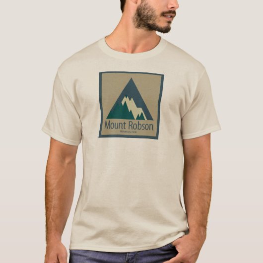 T-shirt Parc provincial Mount Robson Rustic (Devant)