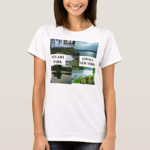 T-shirt PARC STUART, pièce en t d'ITHACA, NEW YORK