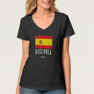 T-shirt Parce Que Espagne Est Drapeau Ville Bandera Ropa