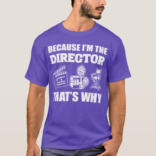 T-shirt Parce que Imhe Producerhats Pourquoi le réalisateu (Devant)