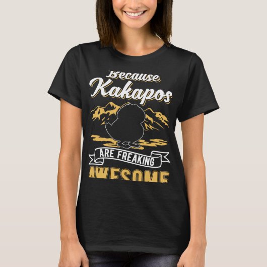 T-shirt Parce que les Kakapos font flipper Kakapo génial (Devant)