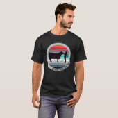 T-shirt Parce Que Montrez Les Vaches Évidemment Fun Vétail (Devant entier)