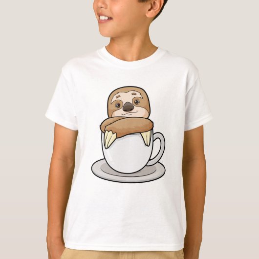 T-shirt Parcelle avec la coupe du café (Devant)
