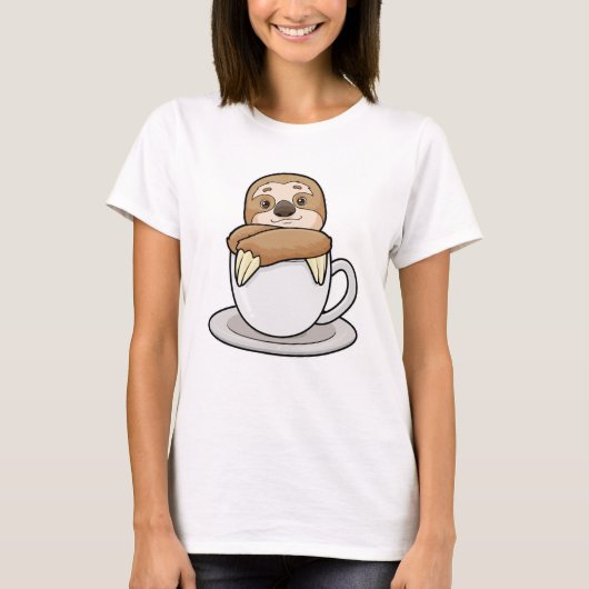 T-shirt Parcelle avec la coupe du café (Devant)