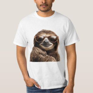 T-shirt Parcelle Avec Lunettes De Soleil