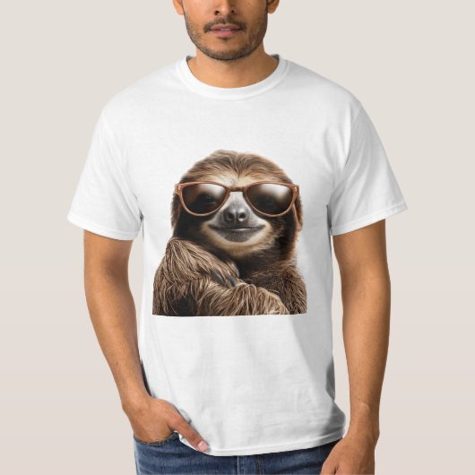 T-shirt Parcelle Avec Lunettes De Soleil (Devant)
