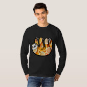 T-shirt Parcelle d'agrumes orange (Devant entier)