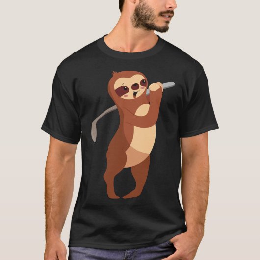 T-shirt Parcelle d'animaux de golf (Devant)