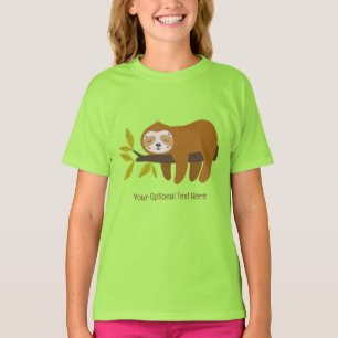 T-shirt Parcours de découpe de texte personnalisé