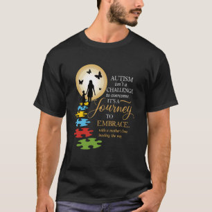 T-shirt Parcours de l'autisme pour embrasser la sensibilis