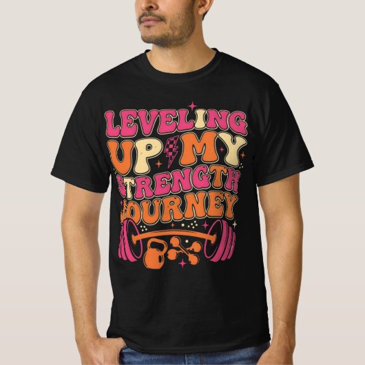 T-shirt Parcours de Progression de Force | Croissance Fitn (Devant)