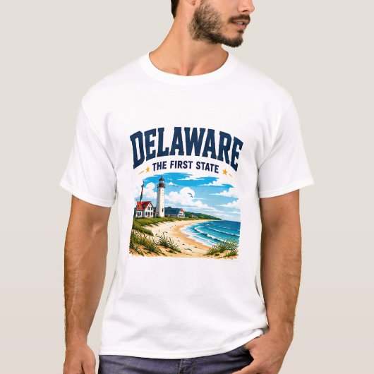 T-shirt Parcours d'évasion côtière du Delaware (Devant)